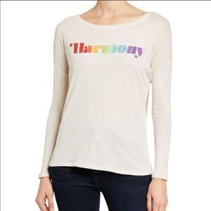 NWT Chaser Rainbow Harmony Graphic Long Sleeve XS